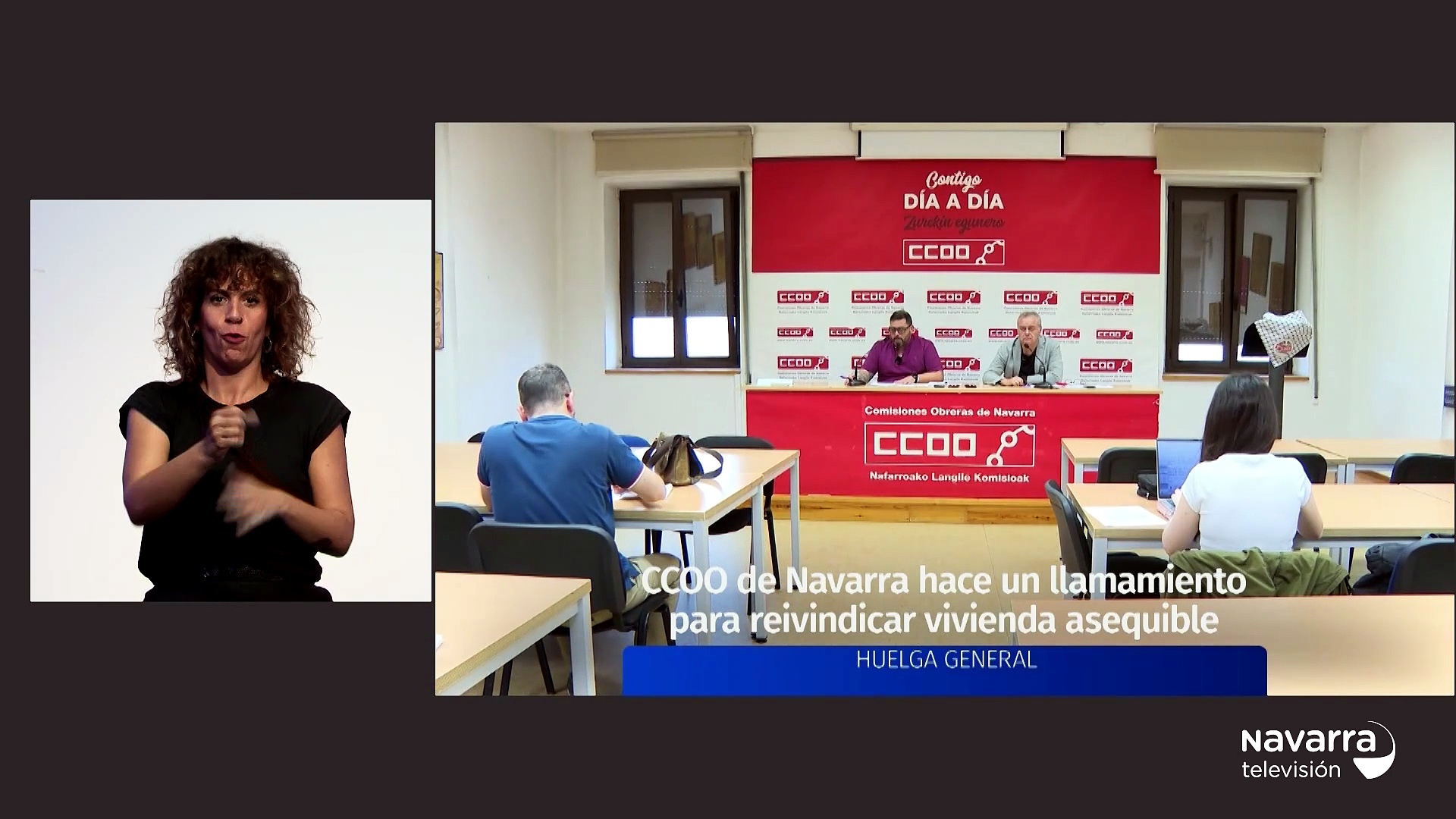 Noticias de Navarra 14:30h 06/10/2026 Lengua de Signos