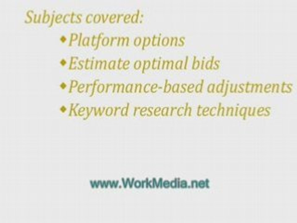 Pay per Click Book - Scientific Search Engine Marketing