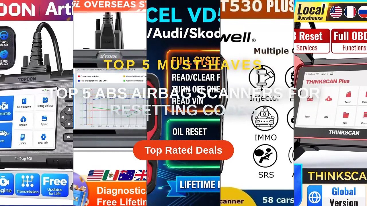 Ultimate Guide to the Best Top 5 ABS Airbag Scanners For Resetting ...