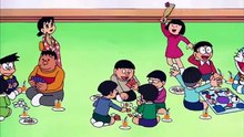 Doraemon: Ang pagdiriwang ng bagong taon sa wallpaper