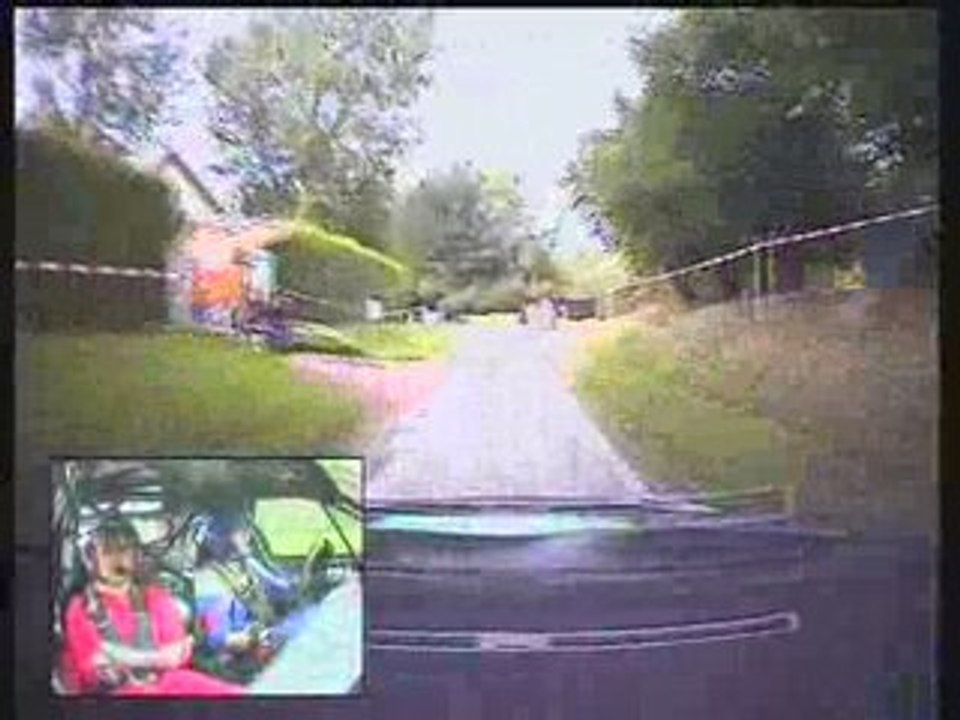 Onboard Hanquiez / Leclerc - Rallye du Boulonnais 2009 ES7