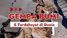 5 Gempa Bumi Terdahsyat di Dunia! #top5 #paling #gempabumi