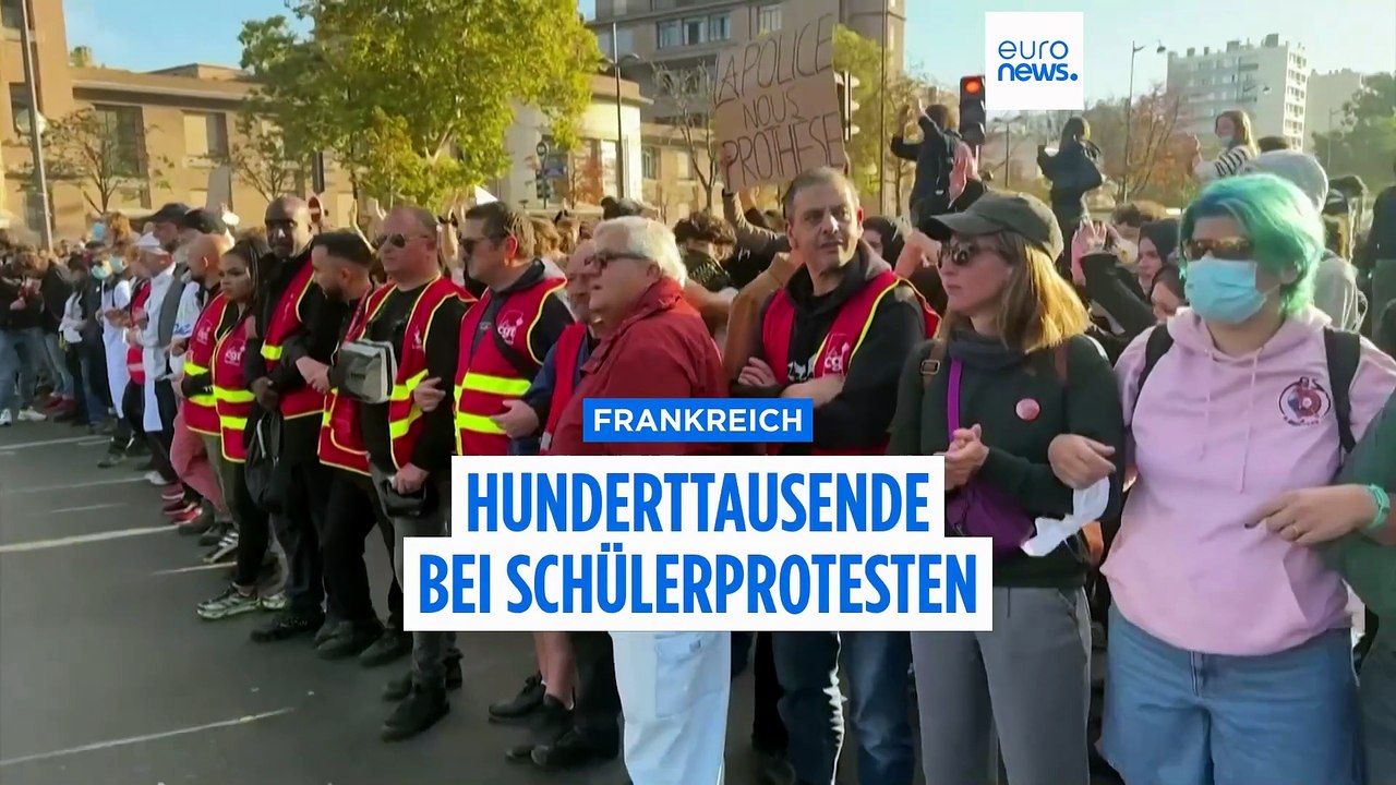 450.000 bei Schülerprotesten in ganz Frankreich - Sexueller Übergriff bei Festnahme?