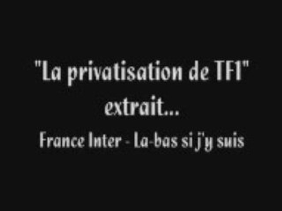 Privatisation de TF1