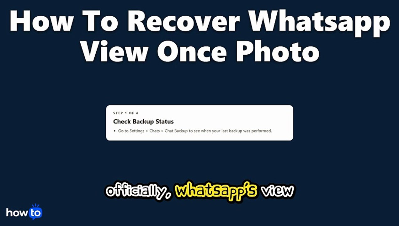 How to recover whatsapp view once photo (Step by Step) - video Dailymotion