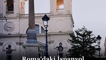 Roma'daki ünlü merdivende oturmak yasak