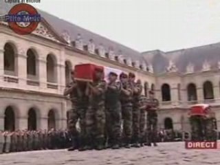 Hommage aux soldats tués à Kaboul 10/10