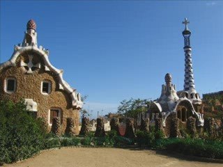 8mn30 au GAUDI park. Barcelone. Spain.