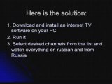 Russian online TV - how to watch russian TV on PC