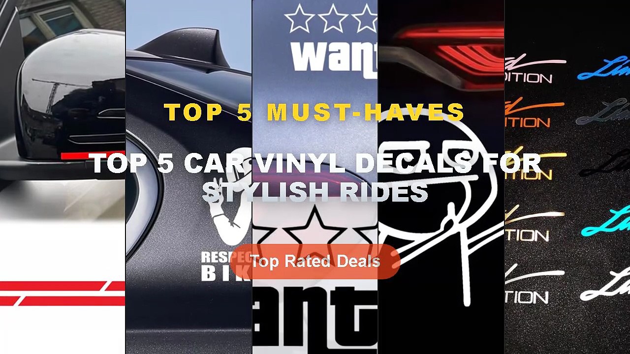 Ultimate Guide to the Best Top 5 Car Vinyl Decals For Stylish Rides ...