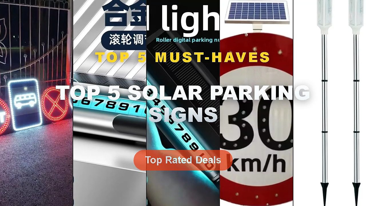 Top 5 Best Top 5 Solar Parking Signs (Must Have!) - Lightweight Yard ...