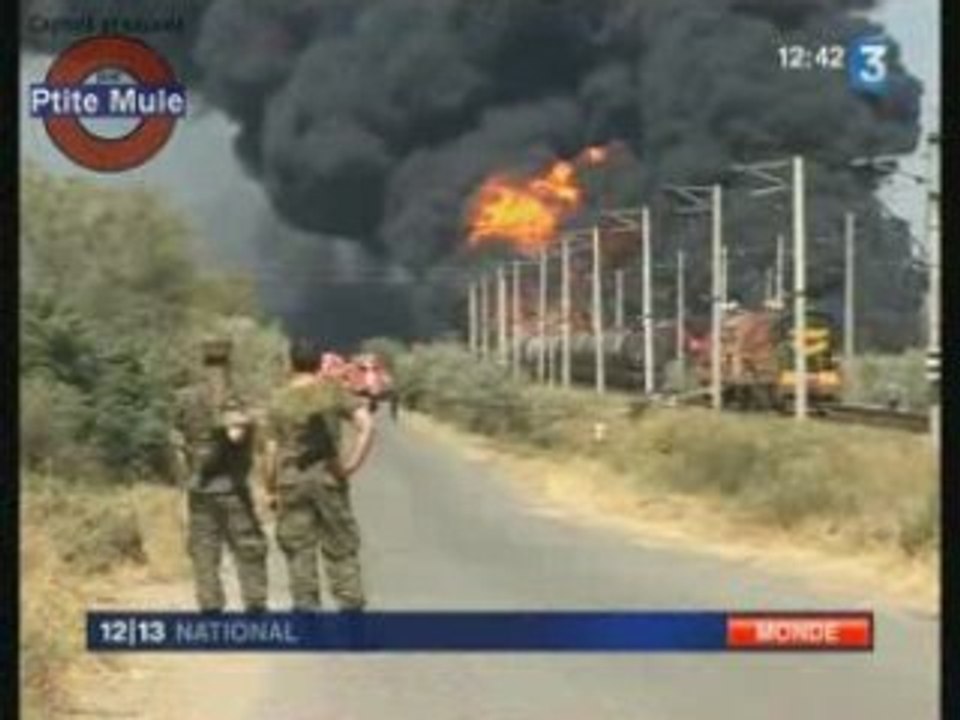 Georgie : l'explosion d'un train