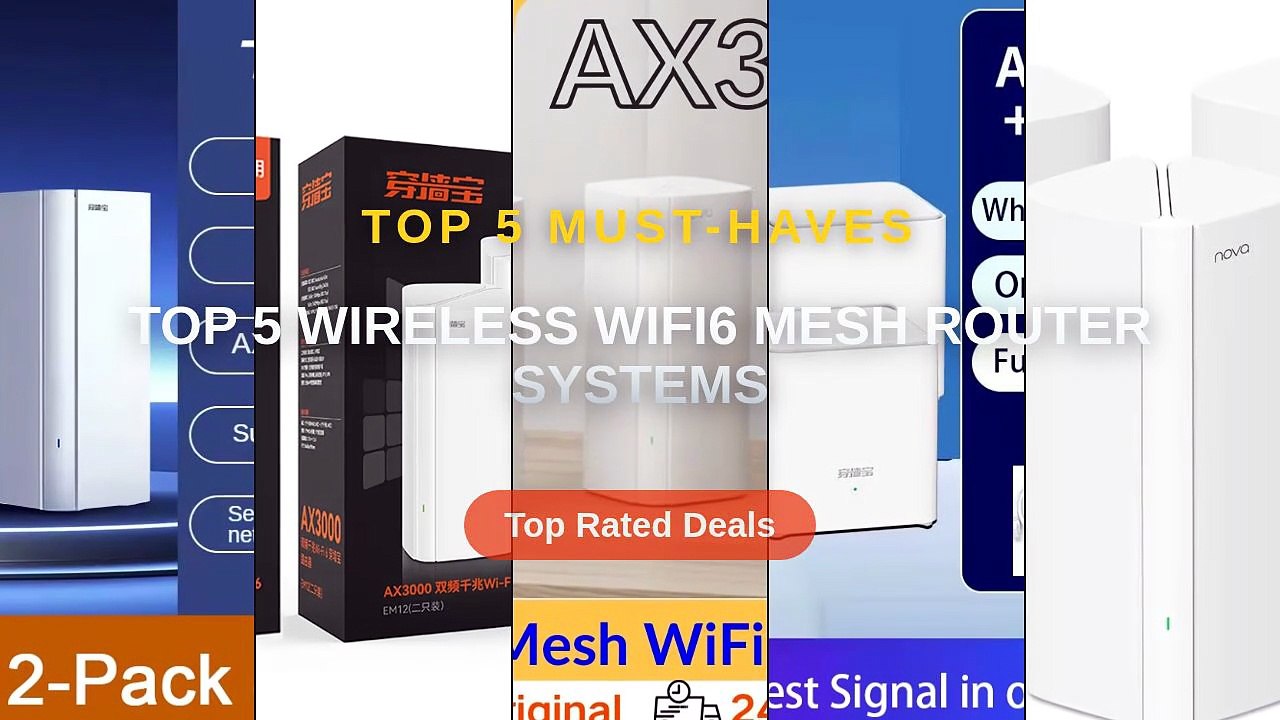 Ultimate Guide to the Best Top 5 Wireless WiFi6 Mesh Router Systems ...