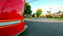 Firefighter Jumps Off Moving Truck To Catch The Hydrant | First Responder POV