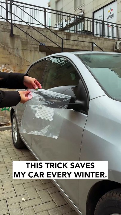 Winter hack to protect your car when it snows 🚗 - video Dailymotion