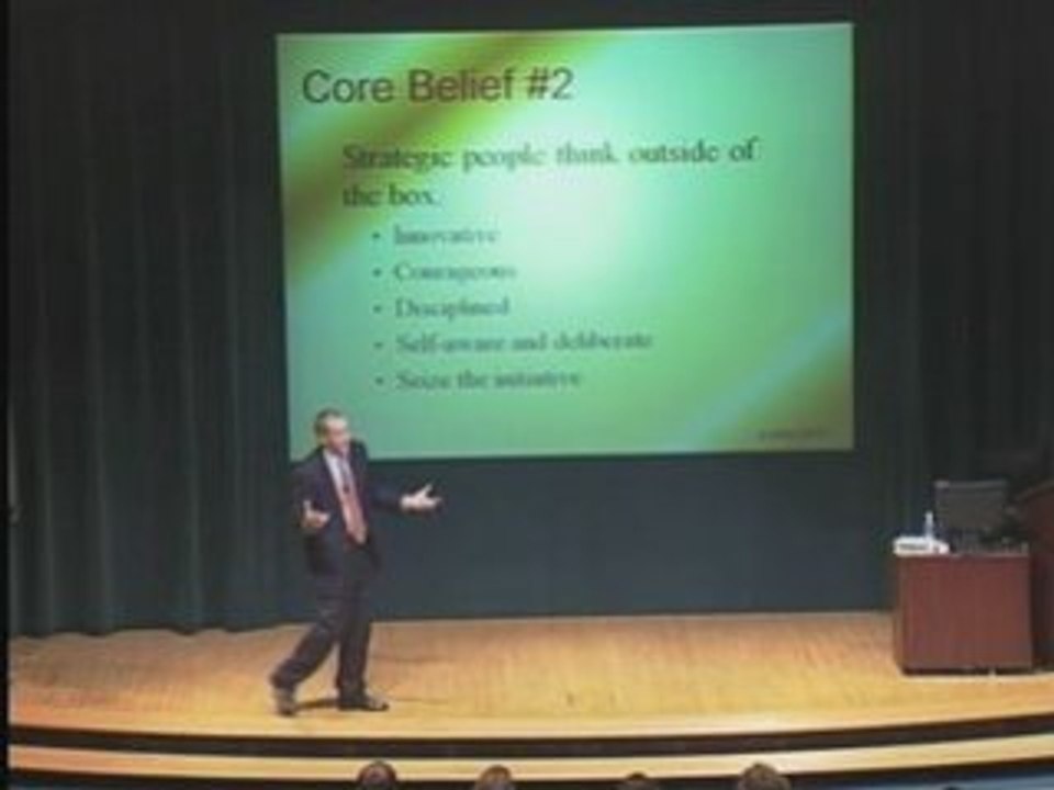 Strategic Thinking - Strategic Thinking Core Beliefs 1 & 2