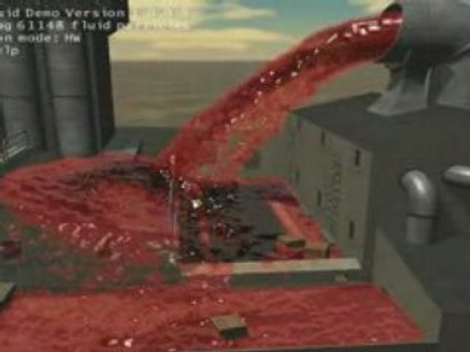 Fluide_demo nVidia PhysX