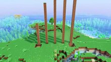 Me voy a caer desde el bloque más alto de Minecraft!!! JAJAJAJA