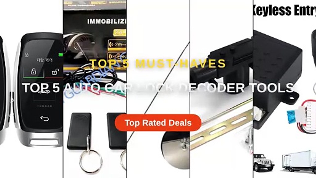 Cheap & Best Top 5 Auto Car Lock Decoder Tools Unboxing & Review - 12V ...