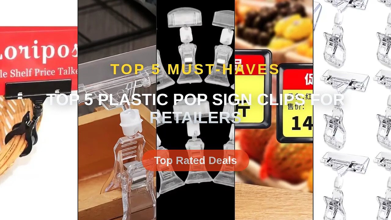 Top 5 Best Top 5 Plastic POP Sign Clips For Retailers (Must Have!) - 10 ...