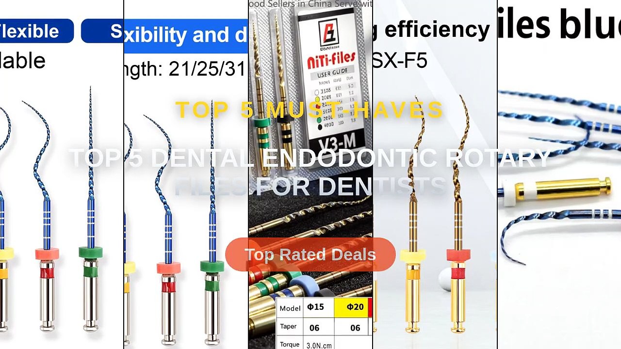 Top 5 Dental Endodontic Rotary Files For Dentists: Top 5 Best Sellers ...