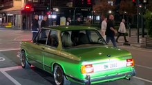 1947 BMW 2002 E10 drives down Rundle Street