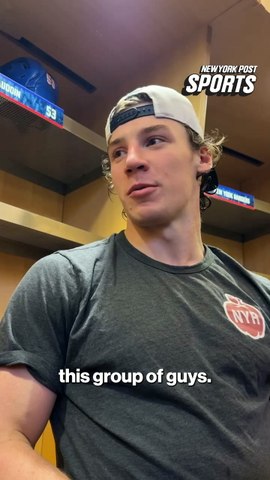 Cole Beaudoin on his NHL debut with the Rangers
