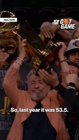 Knicks over/under 53.5 wins?