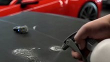 Уход за крышей кабриолета Porsche с глубокой очисткой текстильного покрытия