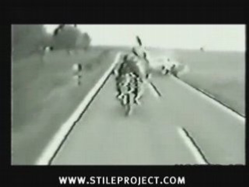 Régis double en moto