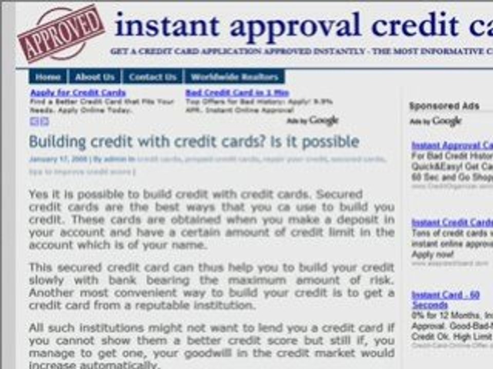 Re Build Credit - Learn How To Build Credit With Credit
