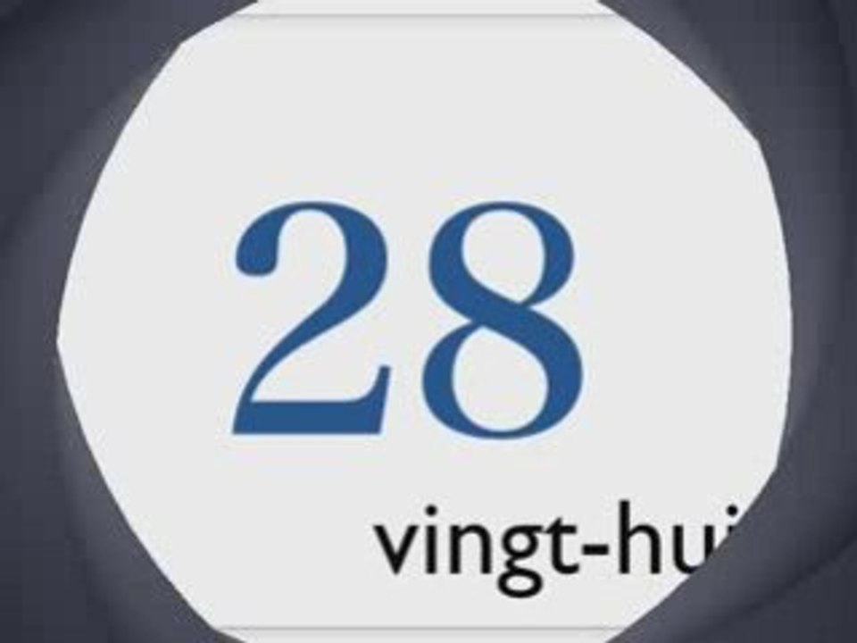 nombres 20 a 39 数字