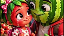 A Little Girl Got Lost in the Market… Then a Watermelon Saved Her 🍉❤️