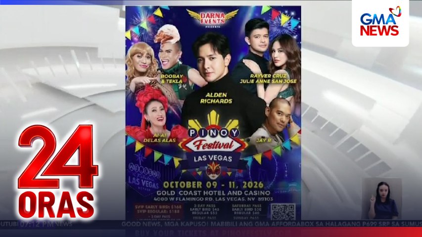 Alden Richards, ‘JulieVer’ at iba pang Sparkle stars, biyaheng US para sa isang Pinoy Festival | 24 Oras