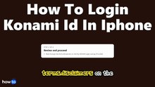 How to login konami id in iphone (Step by Step)