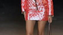 Alexa Demie Stuns in Red at the Chanel Show in Paris
