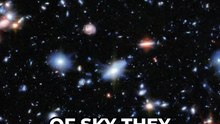 10,000 Galaxies in a Patch of Sky You Can Cover With a Grain of Sand