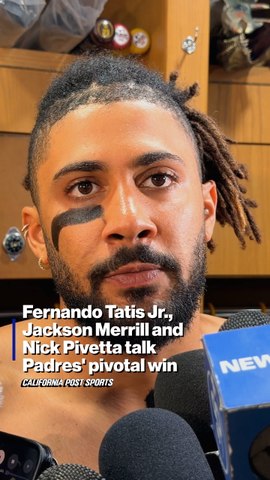 Fernando Tatis Jr., Jackson Merrill and Nick Pivetta talk Padres' pivotal win