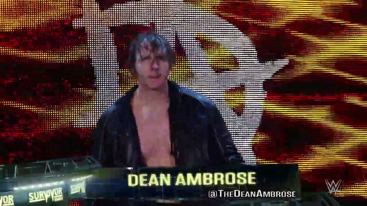 WWE Survivor Series 2015 - Roman Reigns vs Dean Ambrose (WWE World ...