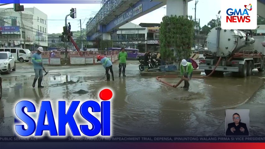 Nasirang pipeline, naayos na; Manila Water, tiniyak na hindi ikakarga sa consumer ang nasayang na tubig | Saksi