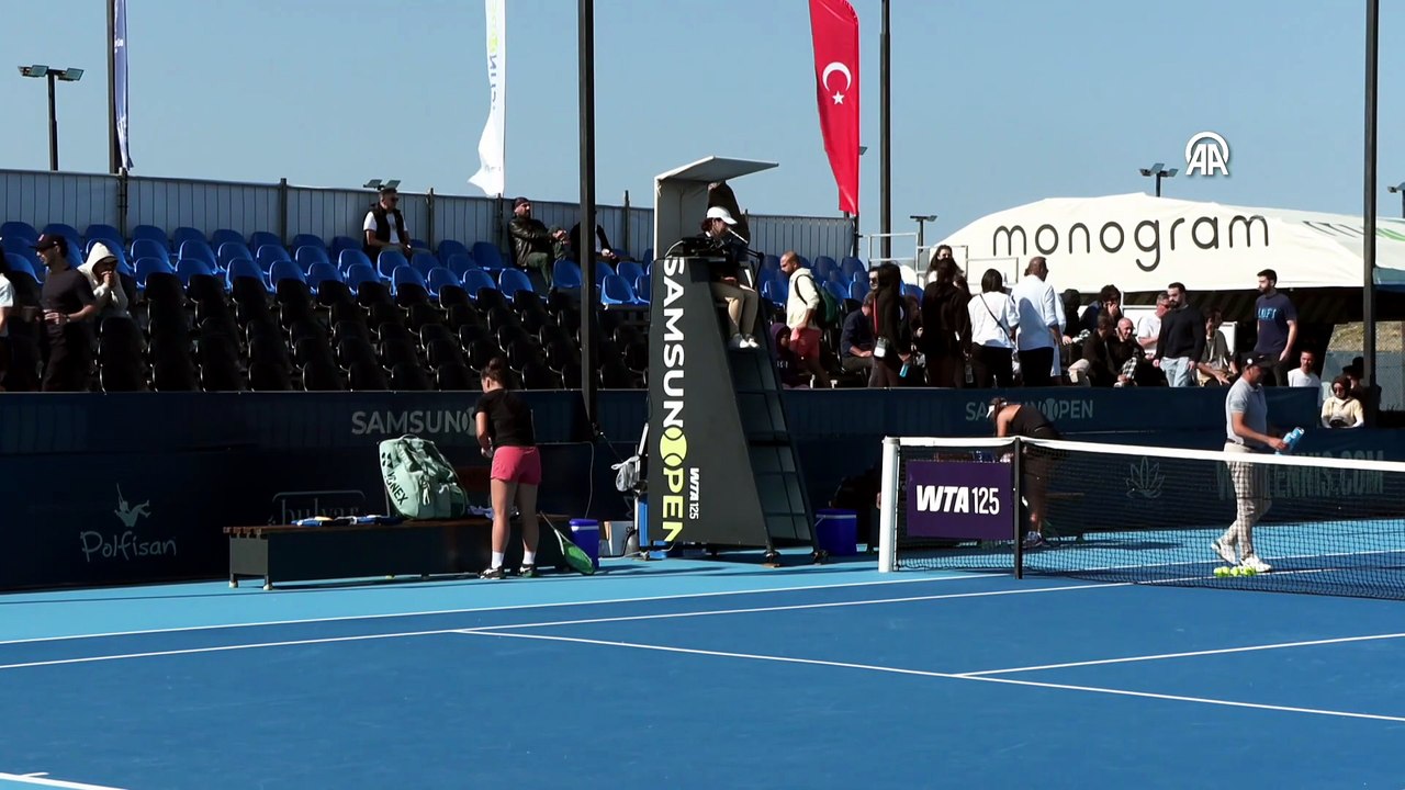 Samsun Open WTA 125 Tenis Turnuvası devam ediyor - Dailymotion Video