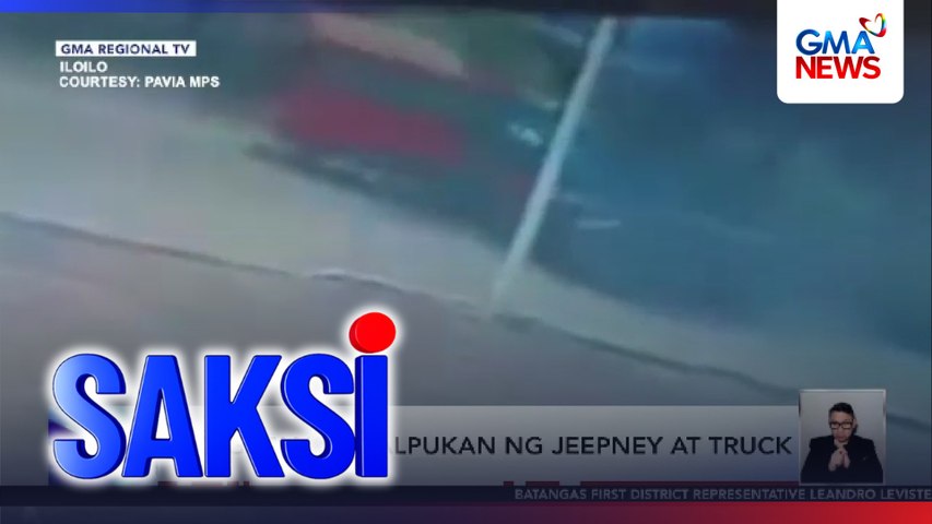 2 sugatan sa salpukan ng jeepney at truck | Saksi