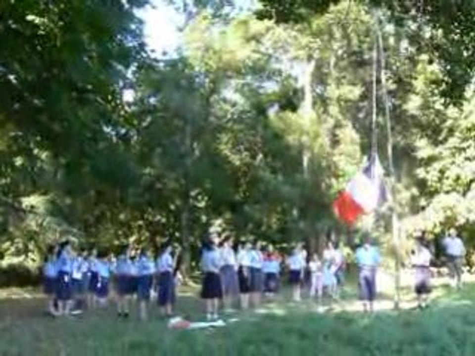 Descente des couleurs - Fin de camp