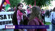 JIN TV |GÜNDEMİN SESİ-Pelin Özkaptan-Yüzlerce kişi Gazze'deki soykırıma karşı yürüdü