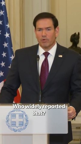 Rubio slams reporter for asking a 'false' question