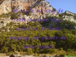 Decente de l' ardeche par alice et jimmy