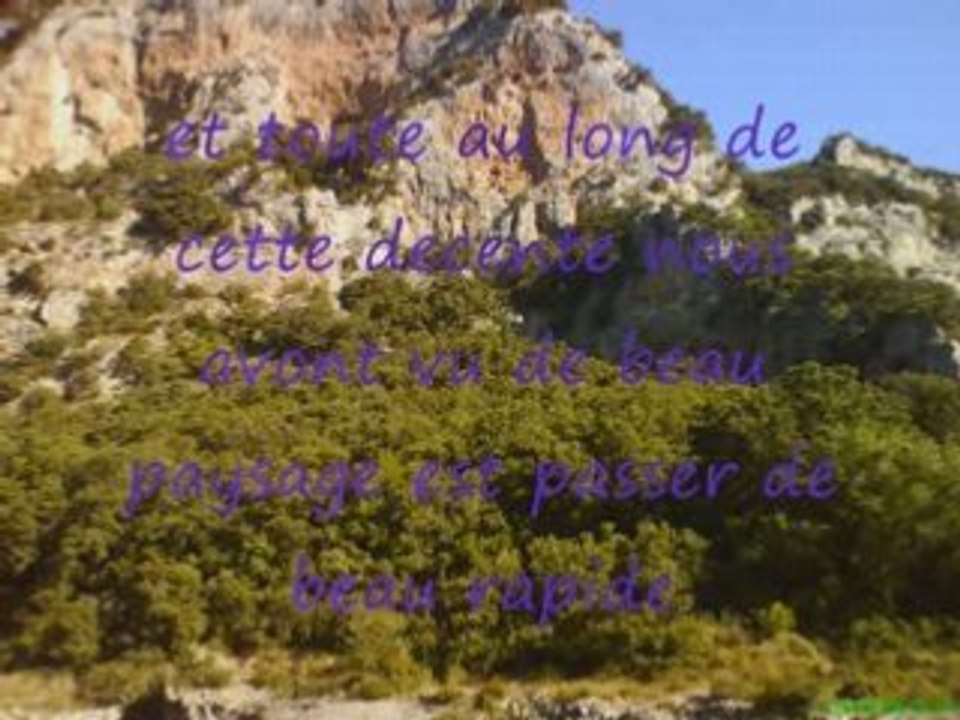 Decente de l' ardeche par alice et jimmy
