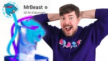 J’ai surpris MrBeast avec une plaque YouTube personnalisée pour ses 50 millions d’abonnés !