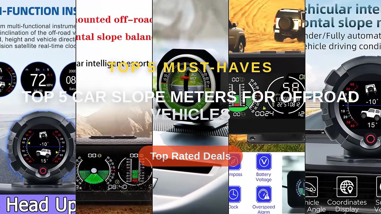 Cheap & Best Top 5 Car Slope Meters For Offroad Vehicles Unboxing ...
