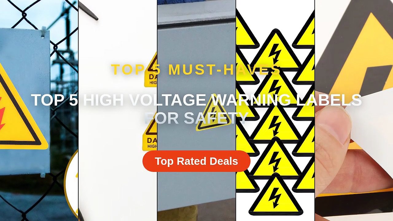 Top 5 Best Top 5 High Voltage Warning Labels For Safety (Must Have ...